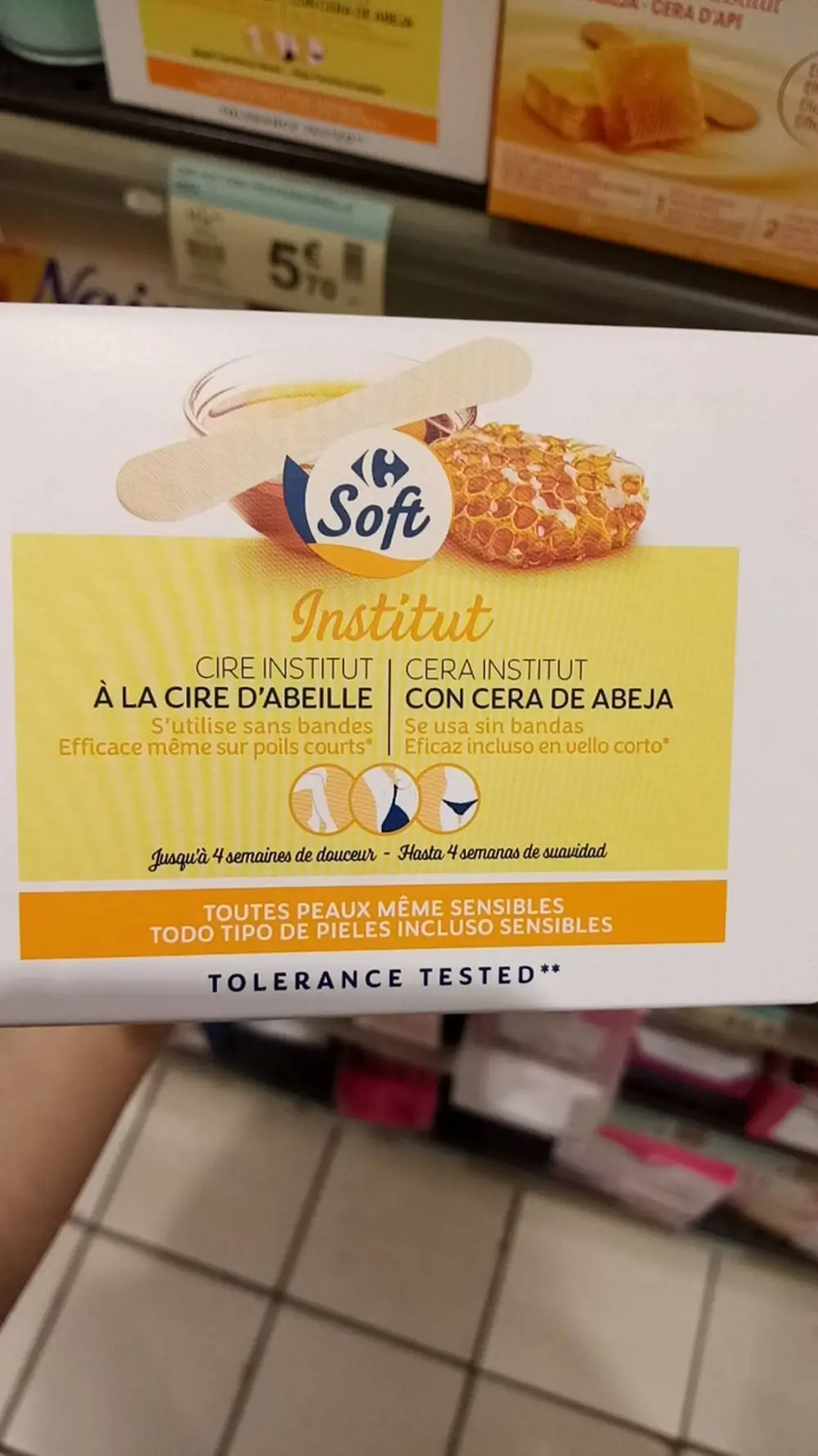 CARREFOUR SOFT - Cire institut à la cire d'abeille