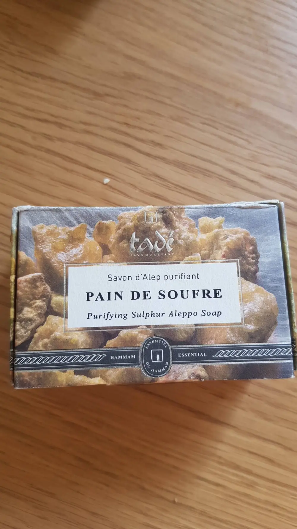 TADÉ - Pain de soufre - Savon d'Alep purifiant
