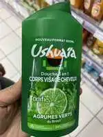 USHUAÏA - Agrumes verts du Brésil - Douche 3 en 1 