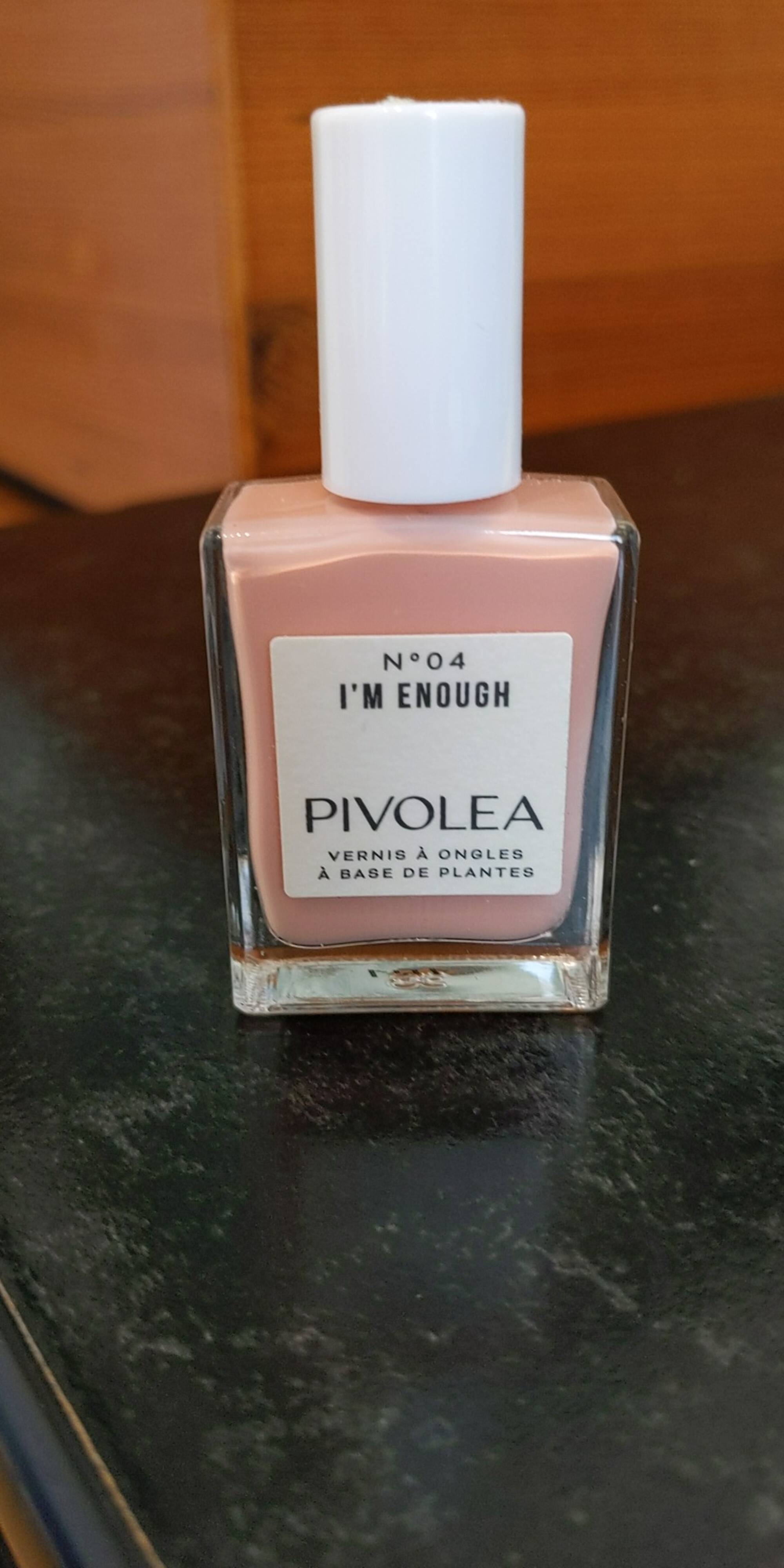 PIVOLEA - I'm enough - Vernis à ongles à base de plantes