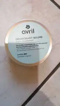 AVRIL - Déodorant baume certifié bio