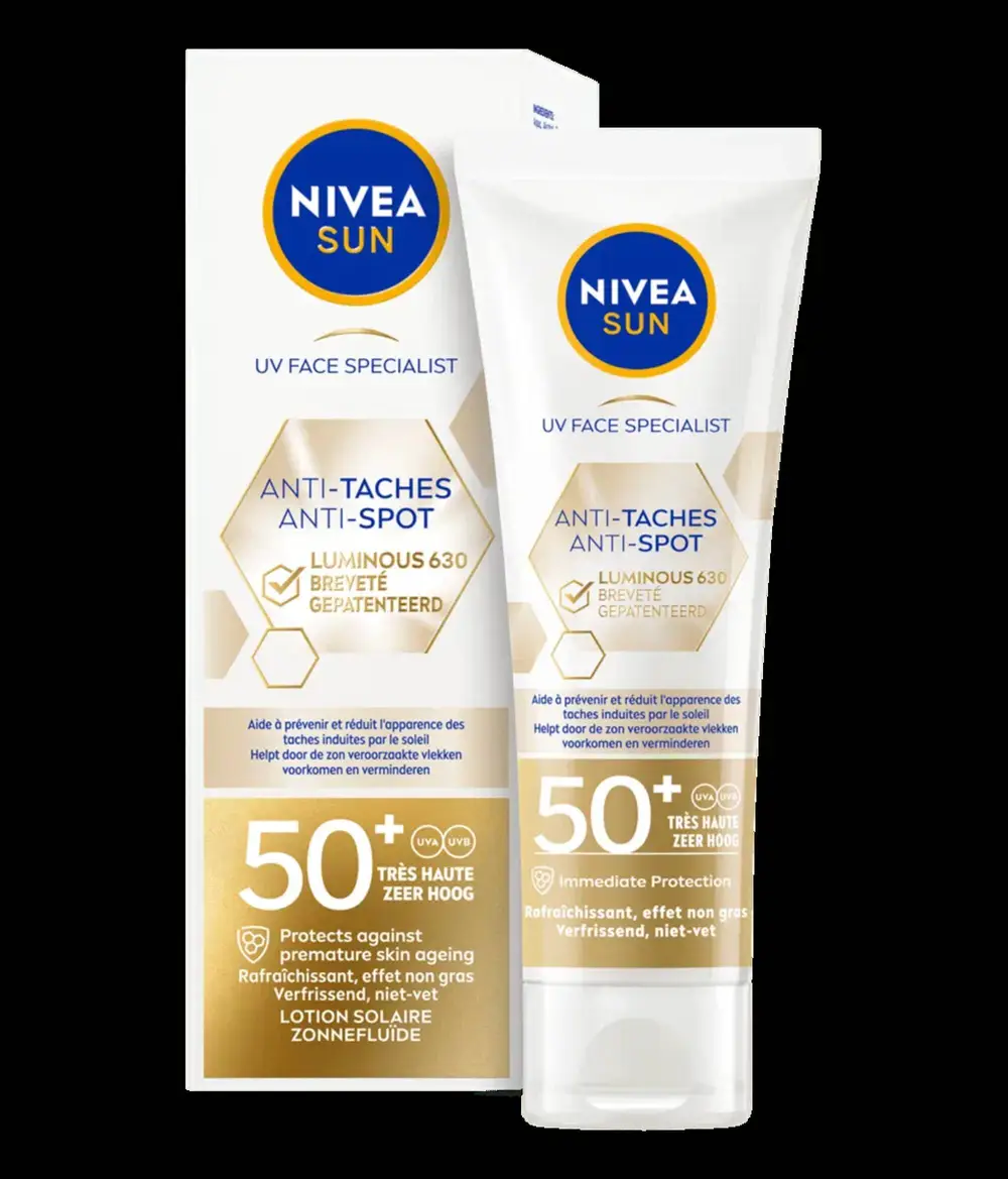 NIVEA - Sun UV Visage  - Luminous 630 breveté anti-taches 