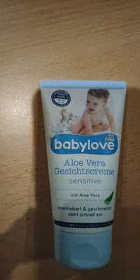 BABYLOVE - Aloe vera gesichtscreme sensitive