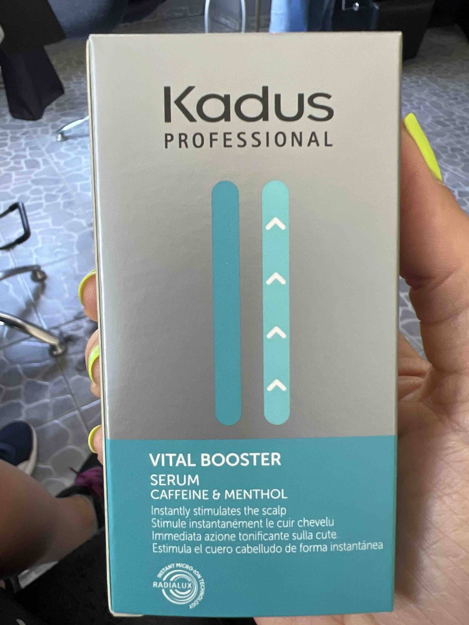 KADUS - Vital booster - Serum caffeine & menthol