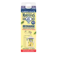 LE PETIT MARSEILLAIS - Le petit marseillais eco-recharge douche crème extra-doux lait de vanille 1L