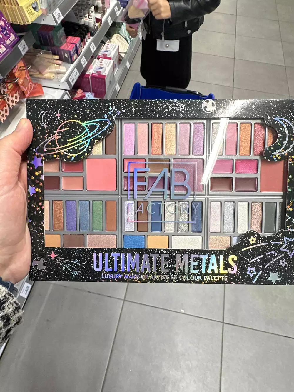 FAB FACTORY - Ultimate metals - Luxury make-up artist 66 colour palette