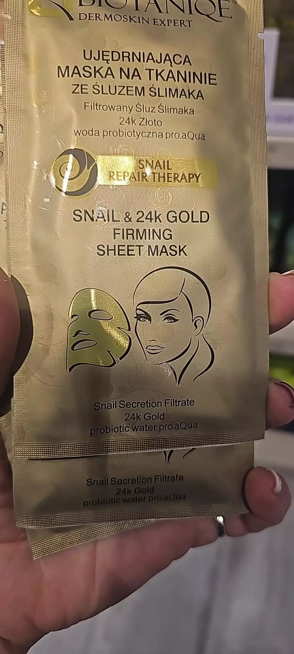 BIOTANIQUE - Snail repair therapy - Sheet mask