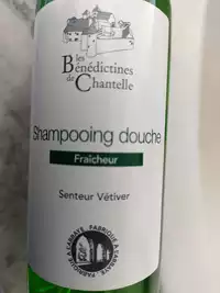 LES BÉNÉDICTINES DE CHANTELLE - Shampooing douche fraîcheur senteur vétiver
