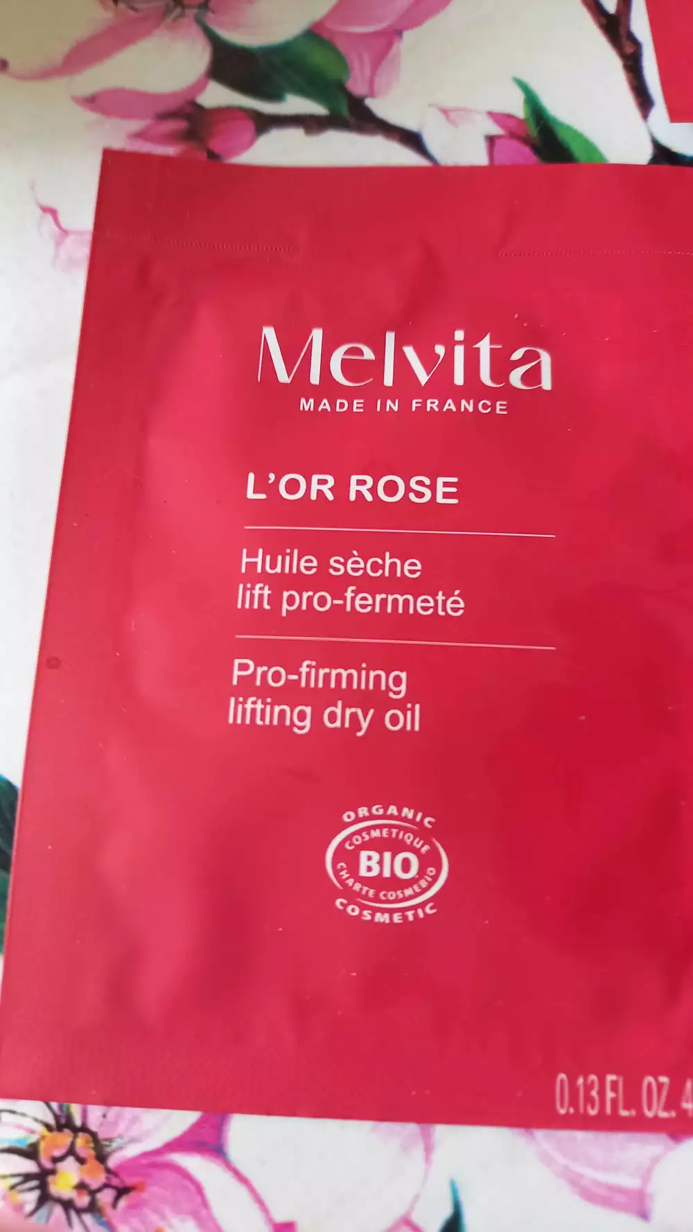 MELVITA - L'or rose - Huile sèche lift pro-fermeté