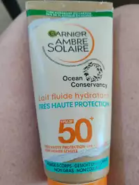 GARNIER - Ambre solaire - Lait fluide hydratant SPF 50+