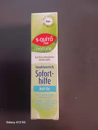 S-QUITOFREE - Sofort Hilfe - Roll-on