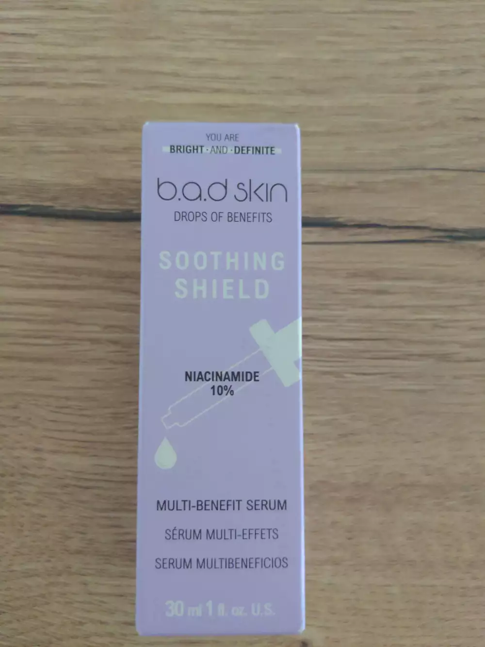 B.A.D SKIN - Soothing shield - Sérum multi effets