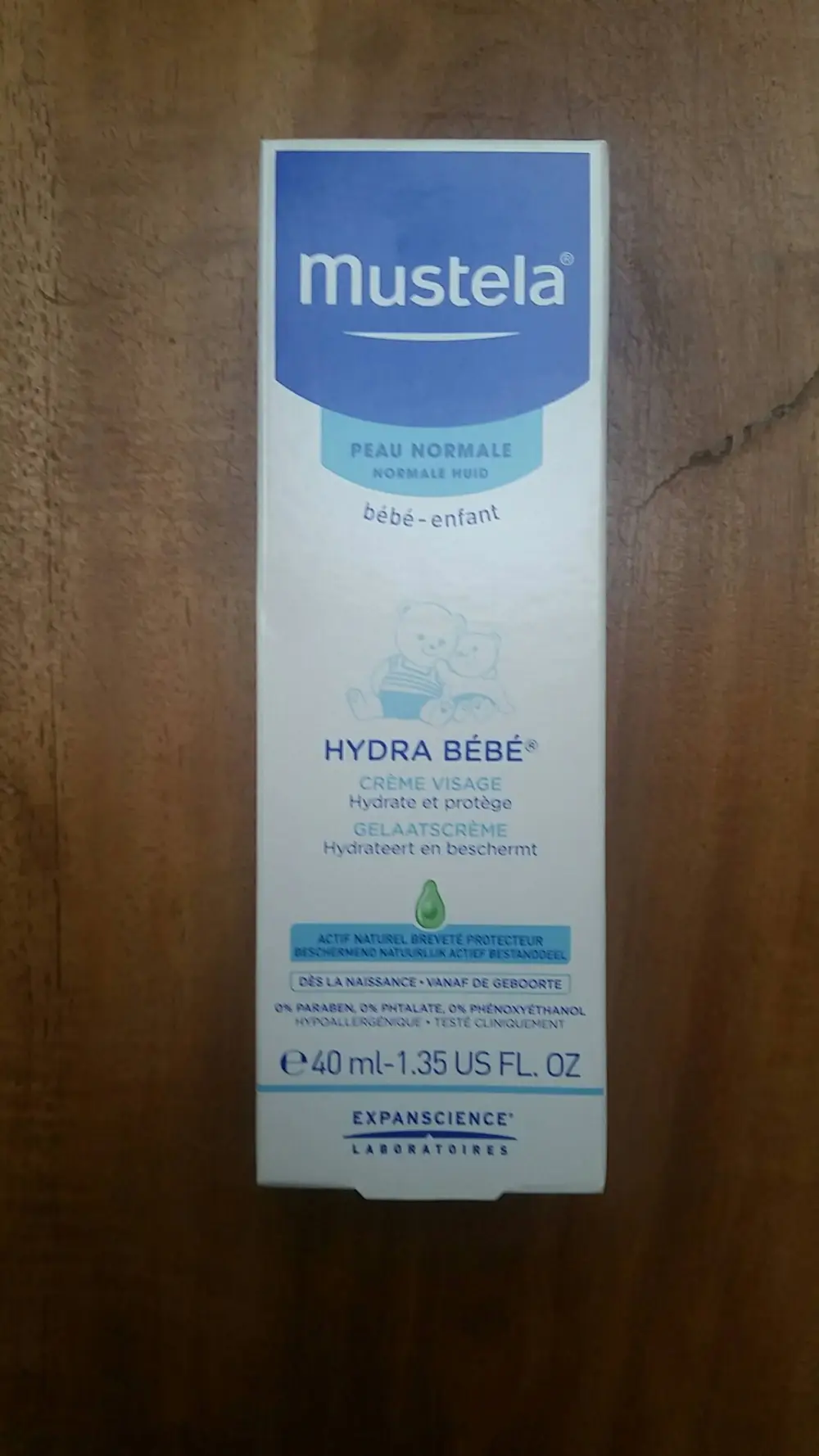 MUSTELA - Hydra-bébé crème visage