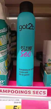 GOT2B - Shamp'sec - Shampooing sec express 48h