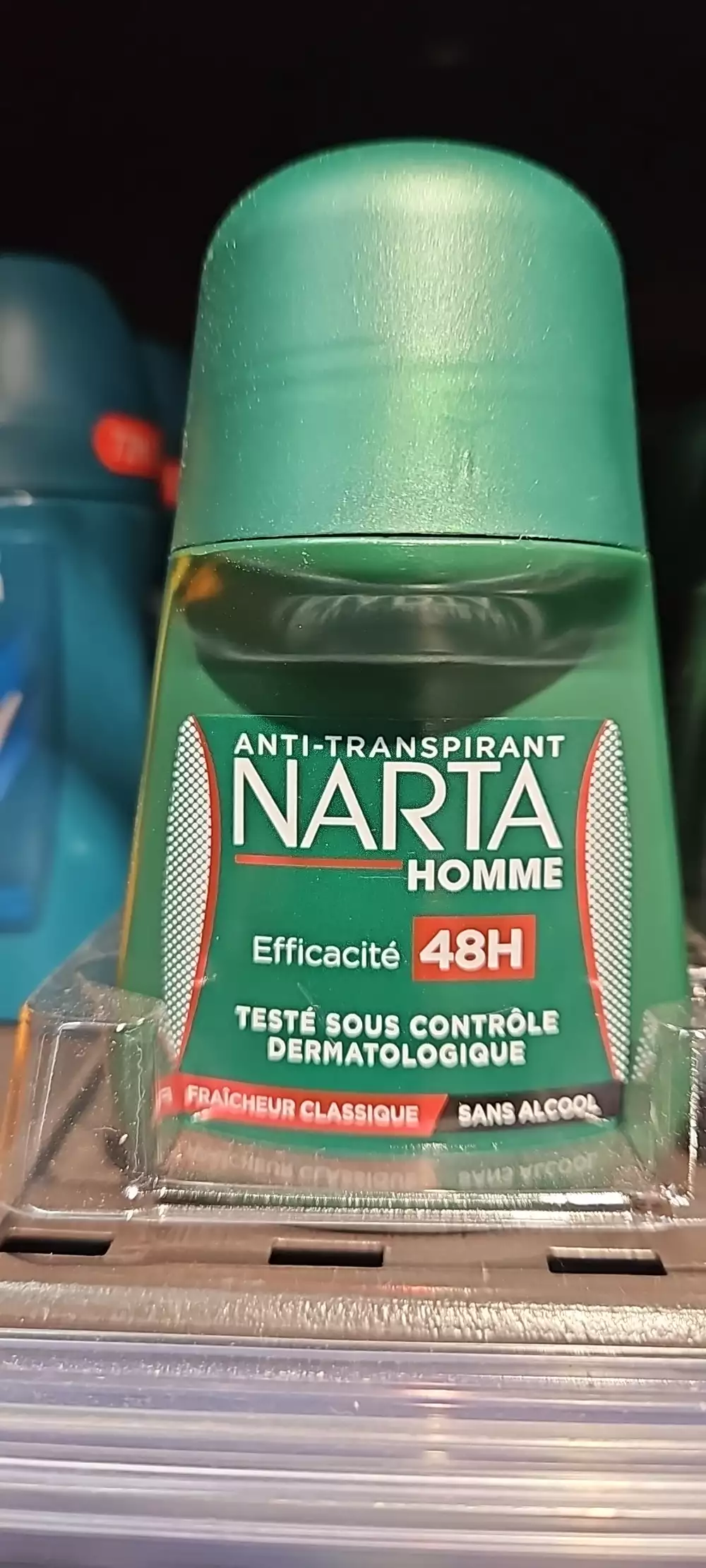 NARTA - Anti-transpirant homme efficacité 48h