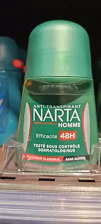 NARTA - Anti-transpirant homme efficacité 48h