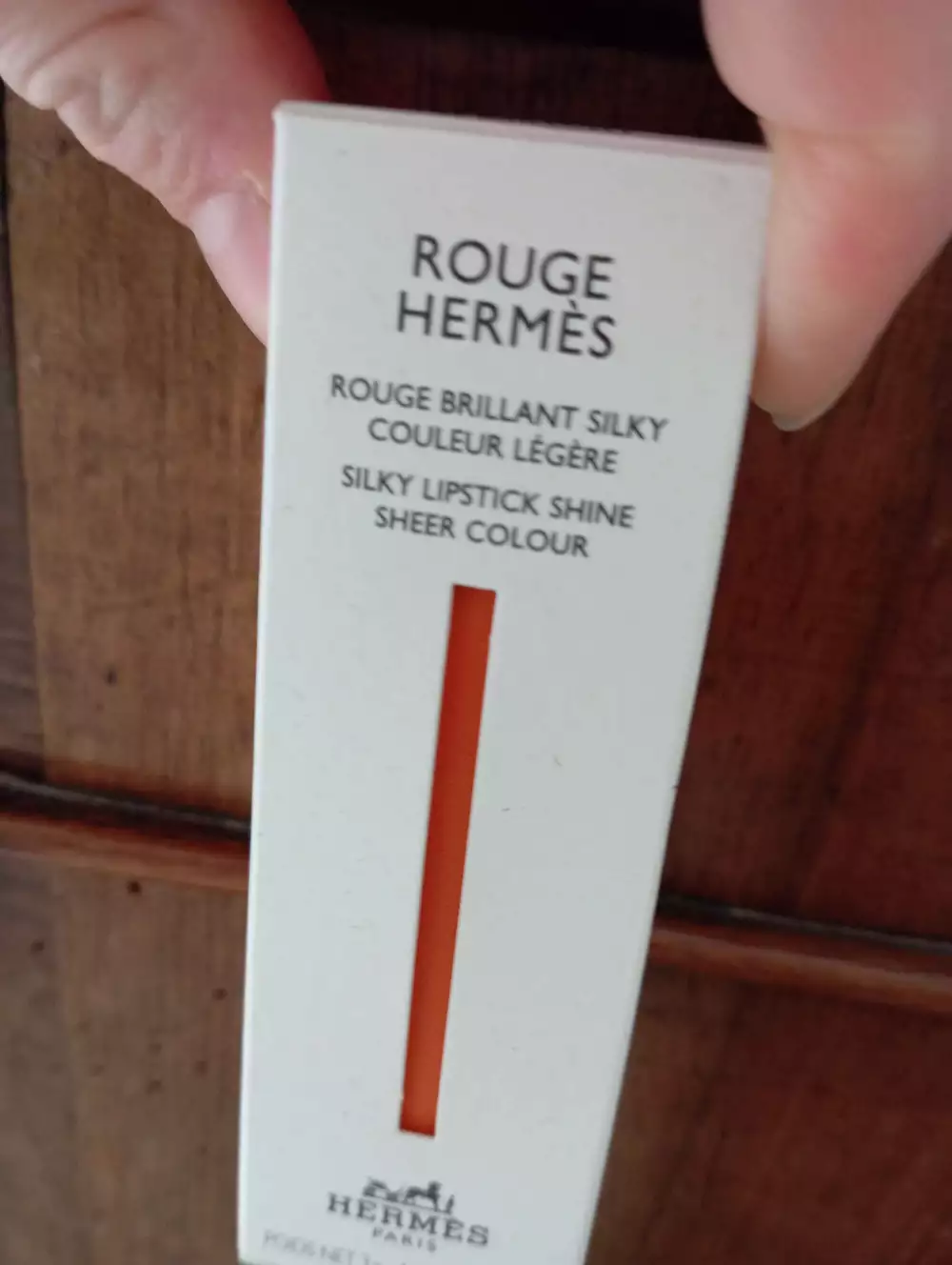 HERMES - Rouge brillant silky couleur légère