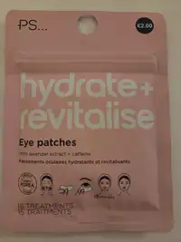 PRIMARK - Hydrate+ revitalise - Eye patches 
