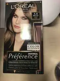 L'ORÉAL - Préférence infinia - Coloration permanente 5.0 châtain clair