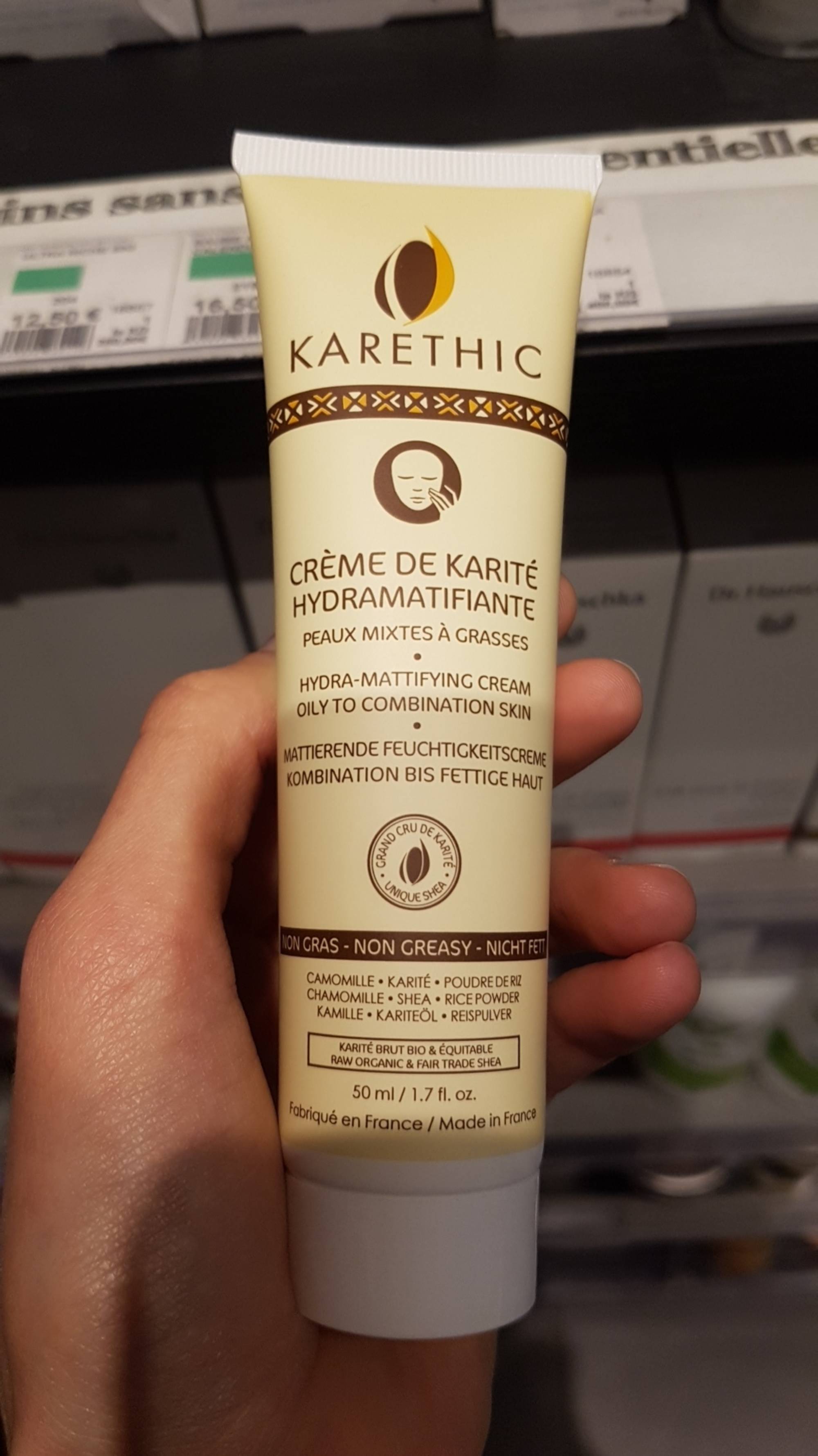 KARETHIC - Crème de karité hydramatifiante - Non gras