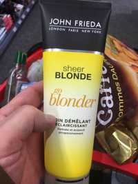JOHN FRIEDA - Sheer blonde go blonder - Soin démêlant éclaircissant