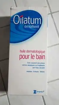 STIEFEL - Oilatum émollient - Huile dermatologique pour le bain