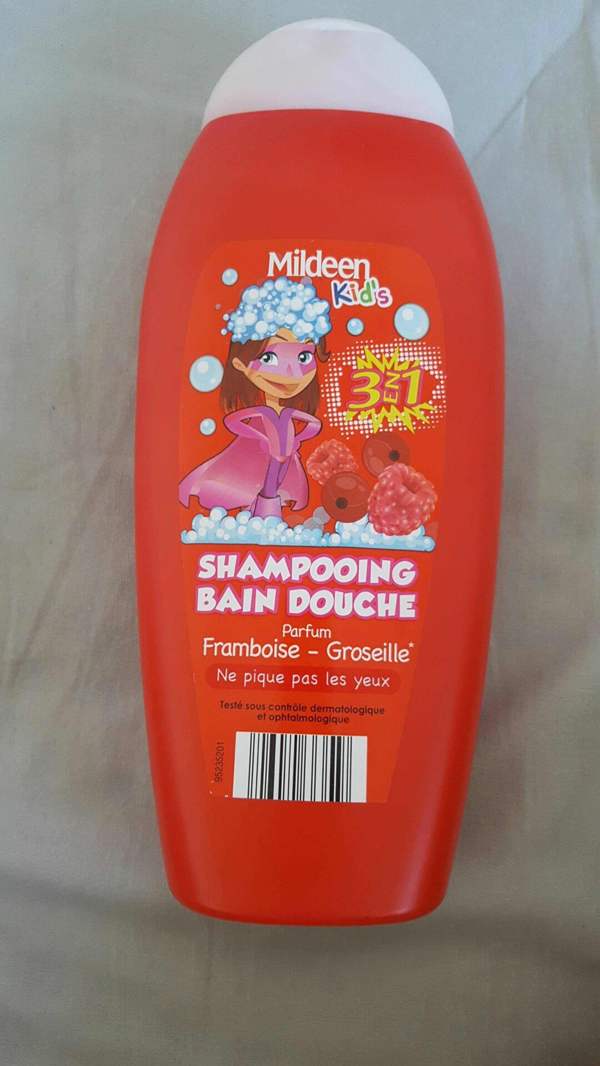 MILDEEN KID'S - Shampooing bain douche parfum framboise - Groseille