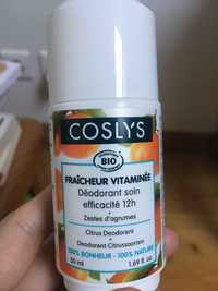 COSLYS - Fraîcheur vitaminéé - Déodorant efficacité 12h