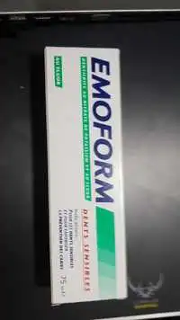 EMOFORM - Dentifrice dents sensibles au fluor