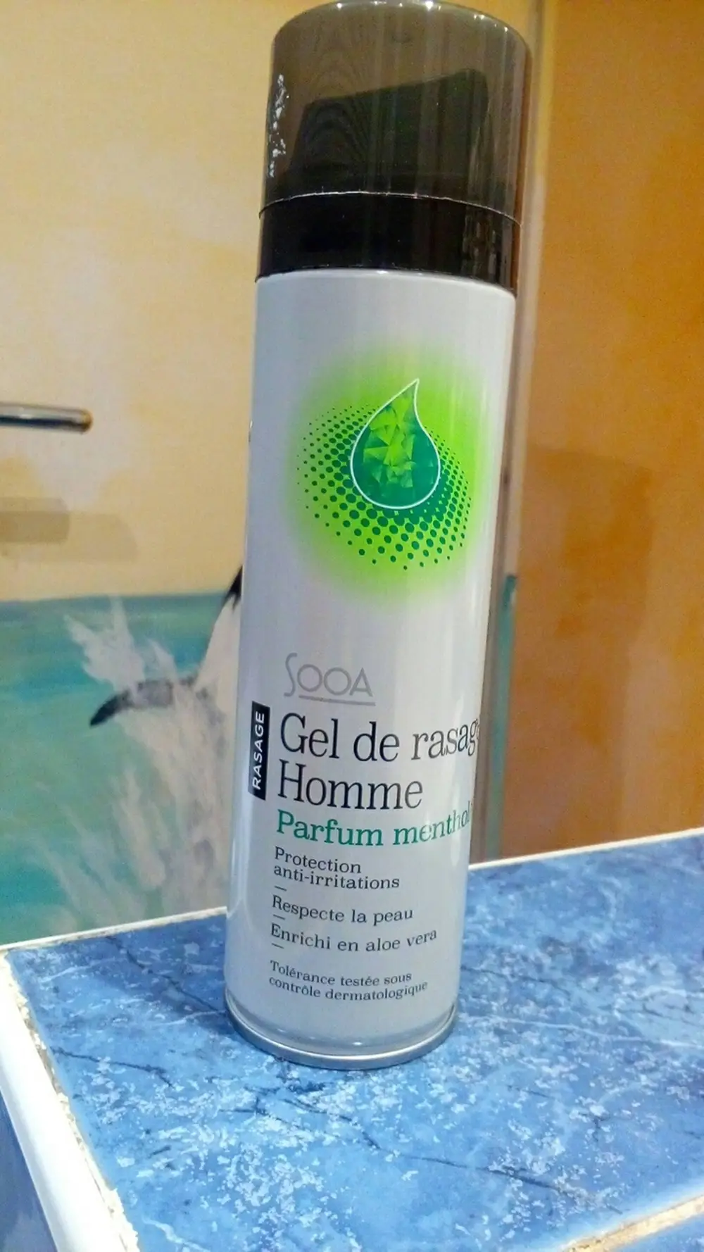 SOOA - Gel de rasage homme parfum mentholé