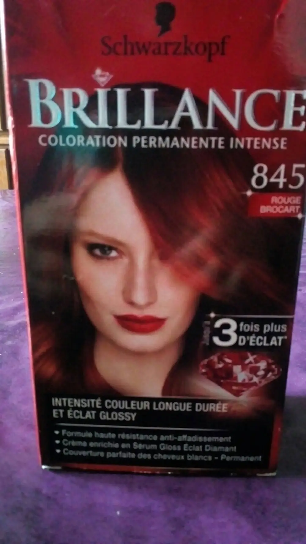 SCHWARZKOPF - Brillance - Coloration permanente intense - Rouge brocart