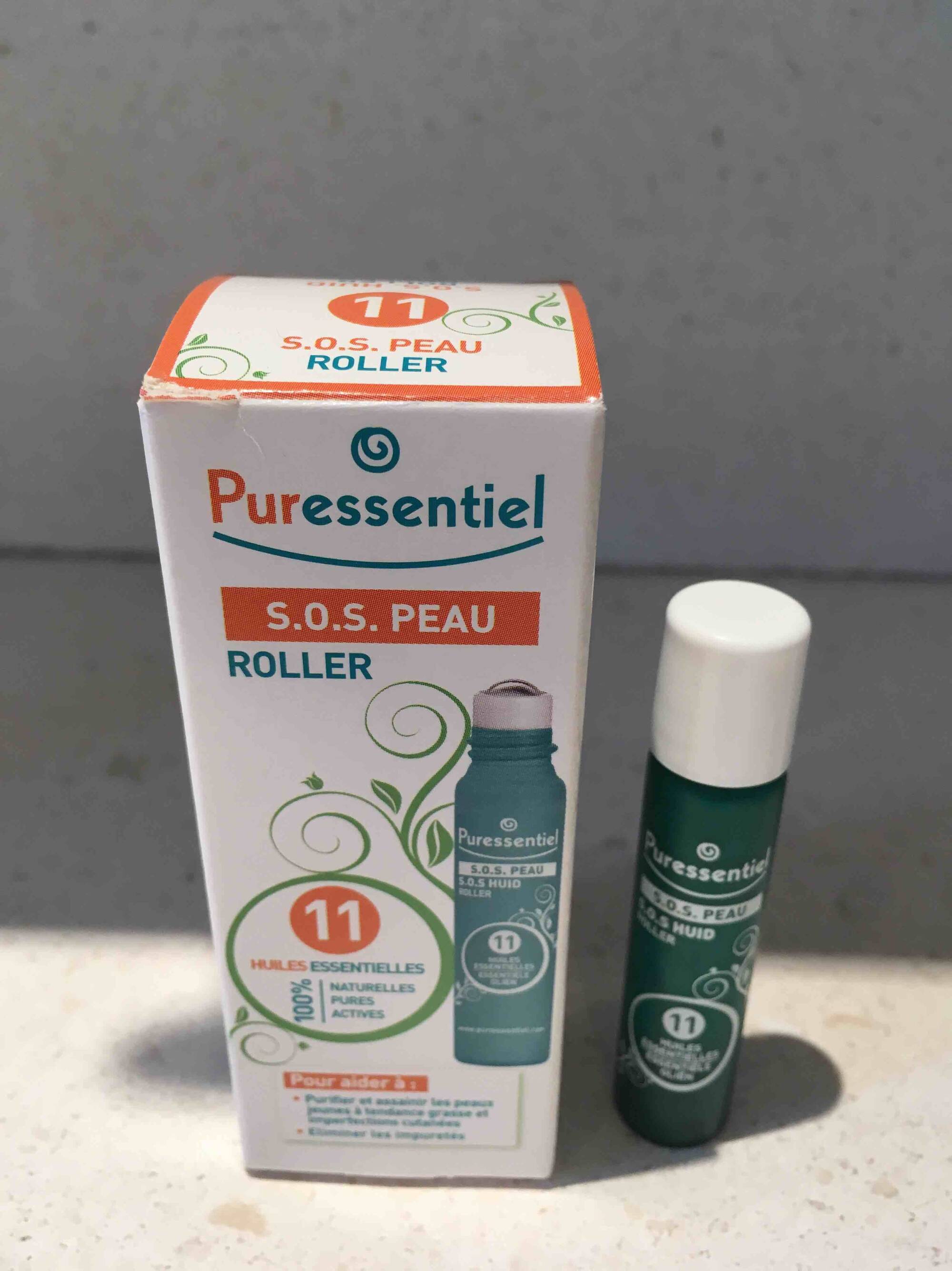 PURESSENTIEL - S.O.S. peau roller - 11 huiles essentielles