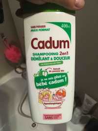 CADUM - Je ne suis plus un bébé cadum ! - Shampooing 2 en 1 démêlant & douceur