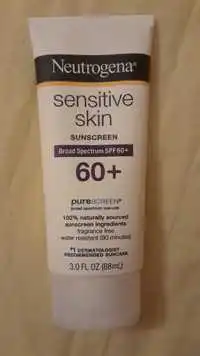 NEUTROGENA - Sensitive skin - Sunscreen spf 60+