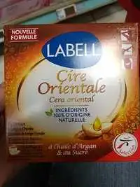 LABELL - Cire orientale à l'huile d'argan & au sucre