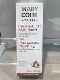 MARY COHR - Fraîcheur de teint beige "naturel" - Crème bonne mine hydratante visage