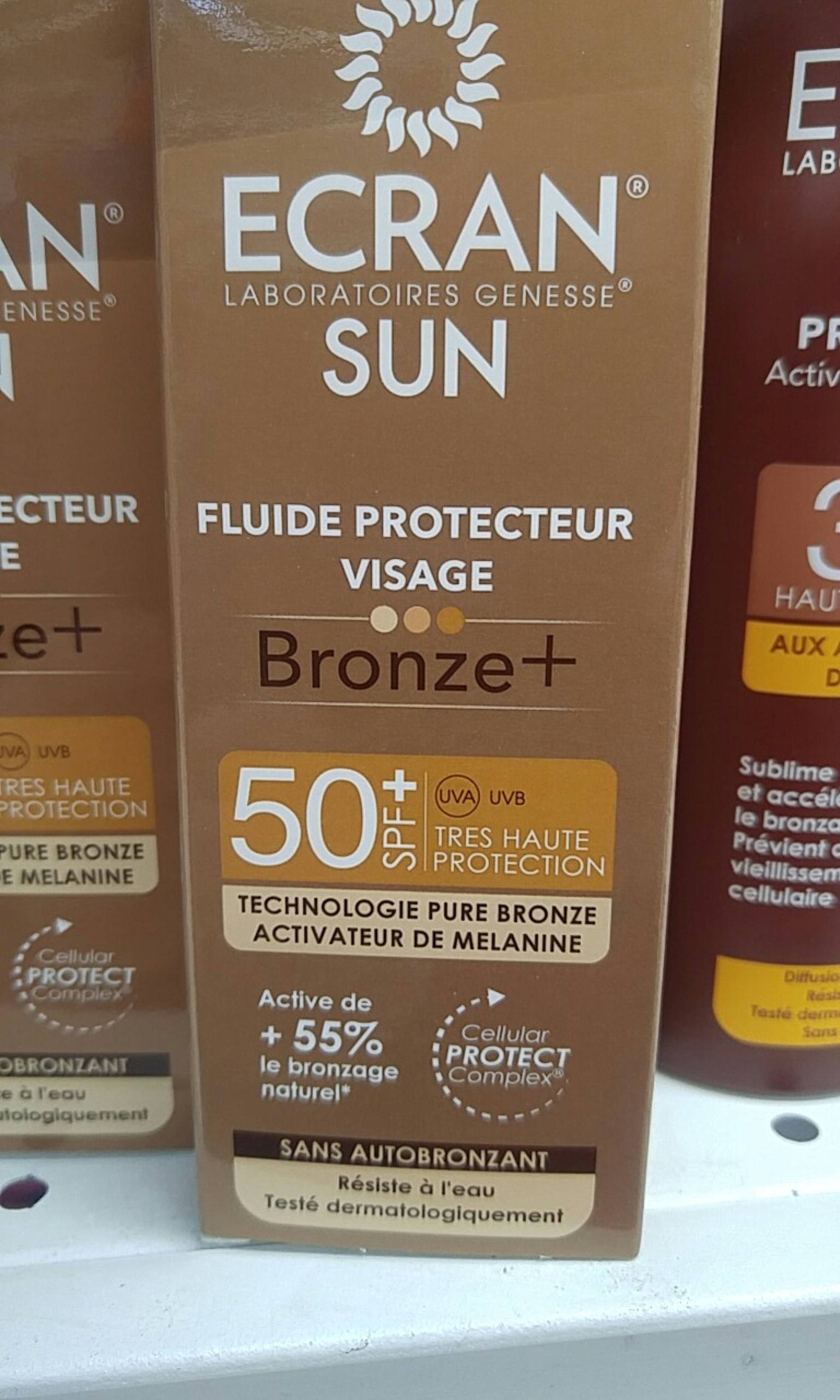 ECRAN LABORATOIRES GENESSE - Sun - Fluide protecteur visage bronze+ SPF 50+