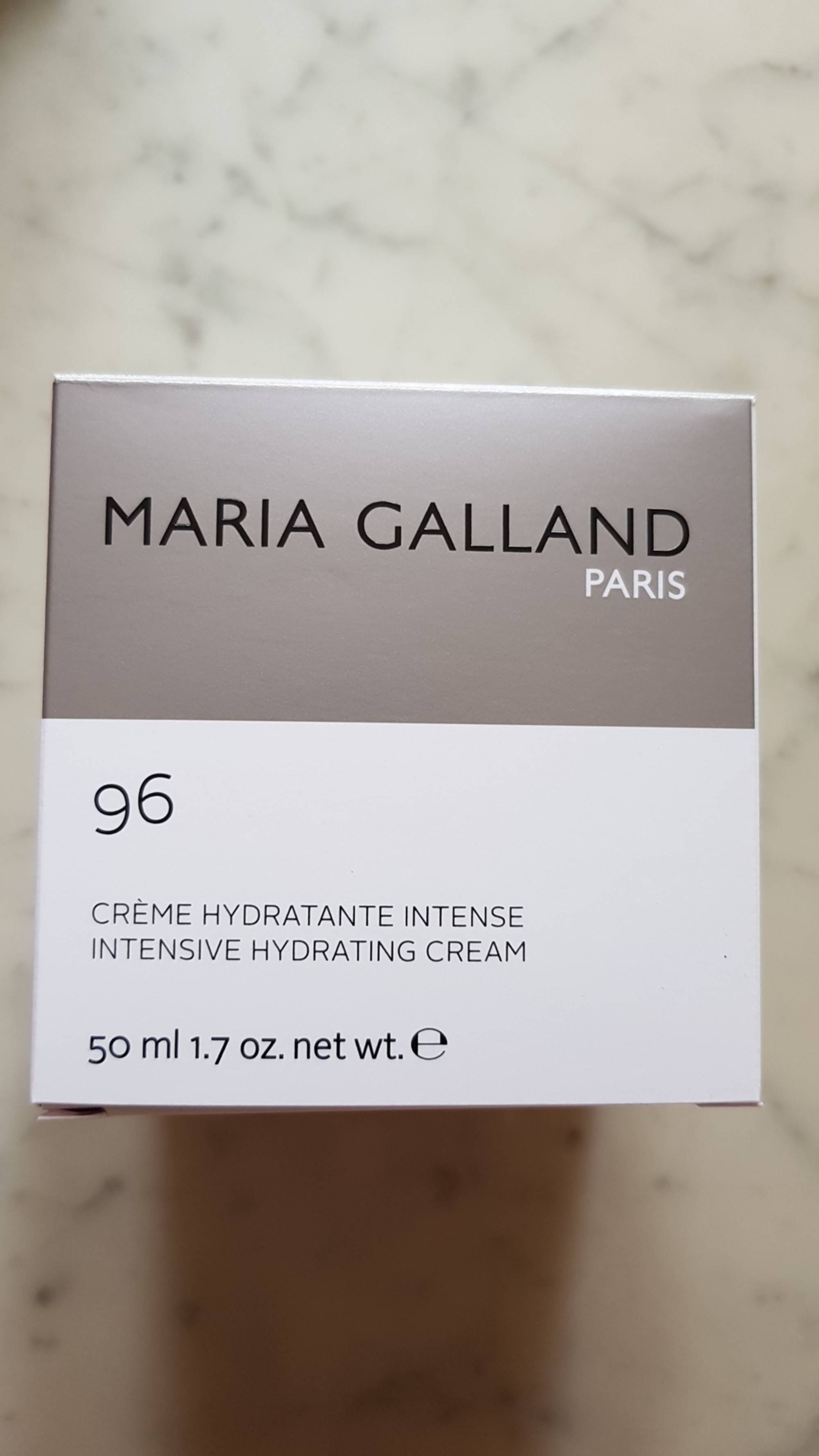 MARIA GALLAND - Crème hydratante intense 96
