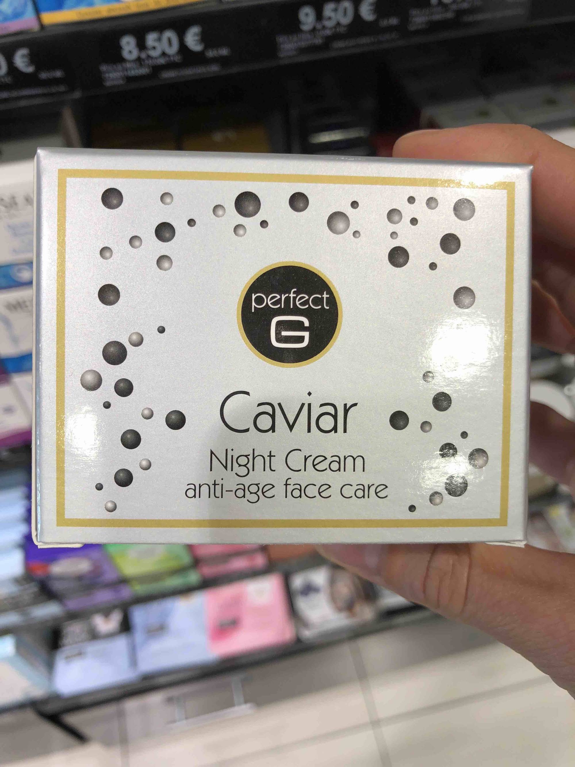 TOMMY G - Perfect G Caviar - Night cream anti-âge