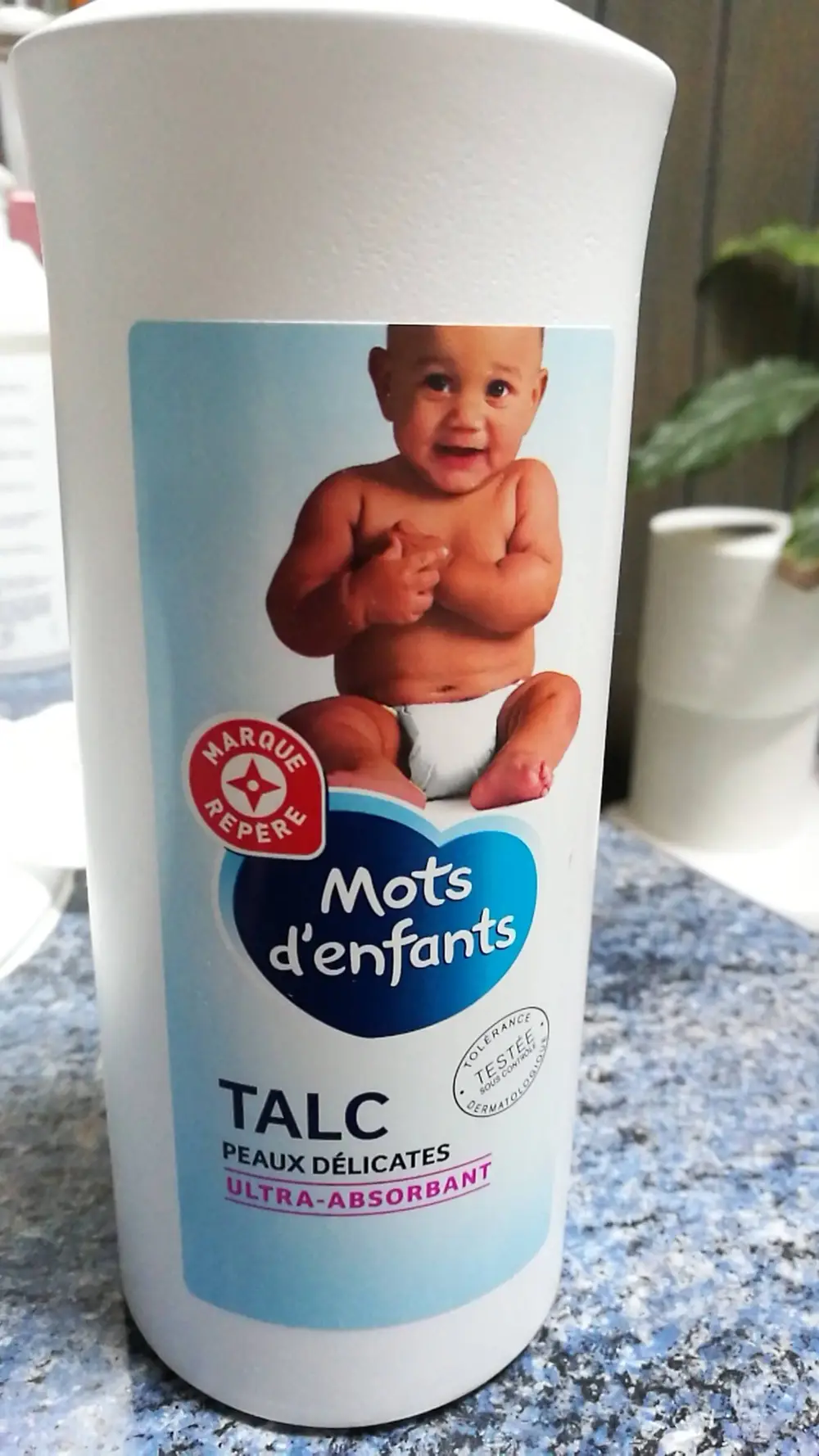 MARQUE REPÈRE - Mots d'enfants - Talc de toilette en poudre