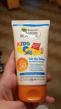 GARNIER - Ambre solaire kids - Wet skin lotion SPF 50