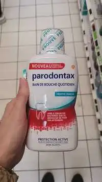 PARODONTAX - Bain de bouche quotidien menthe fraîche