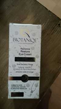 BIOTANIQE - Radiance restore - Eye cream