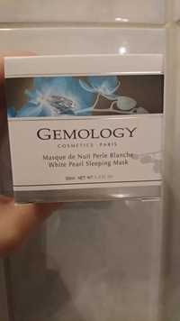 GEMOLOGY - Perle blanche - Masque de nuit 