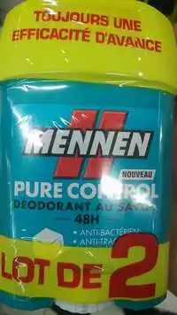 MENNEN - Pure control - Déodorant au savon 48h