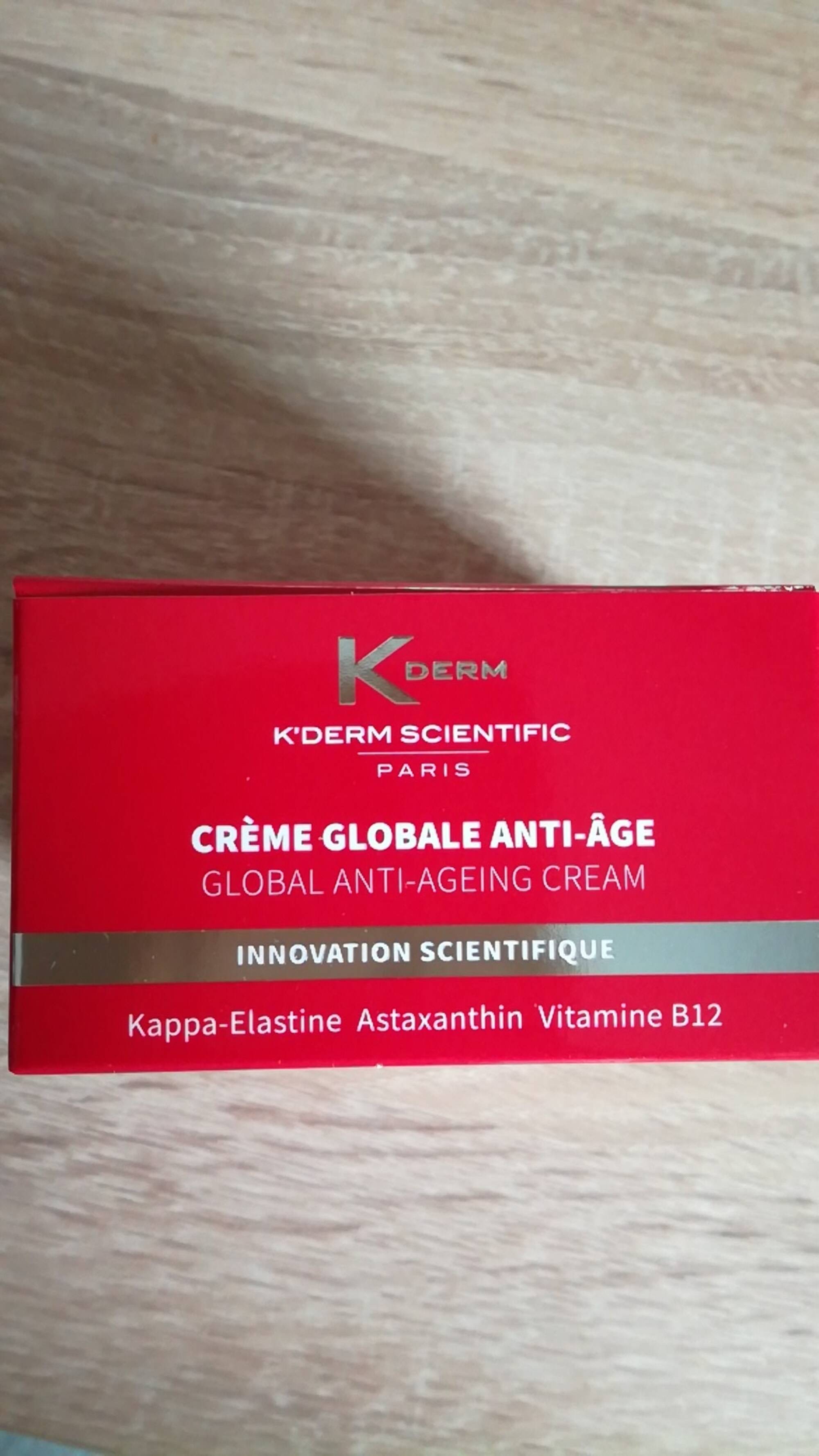 K DERM - Crème Globale Anti-Âge