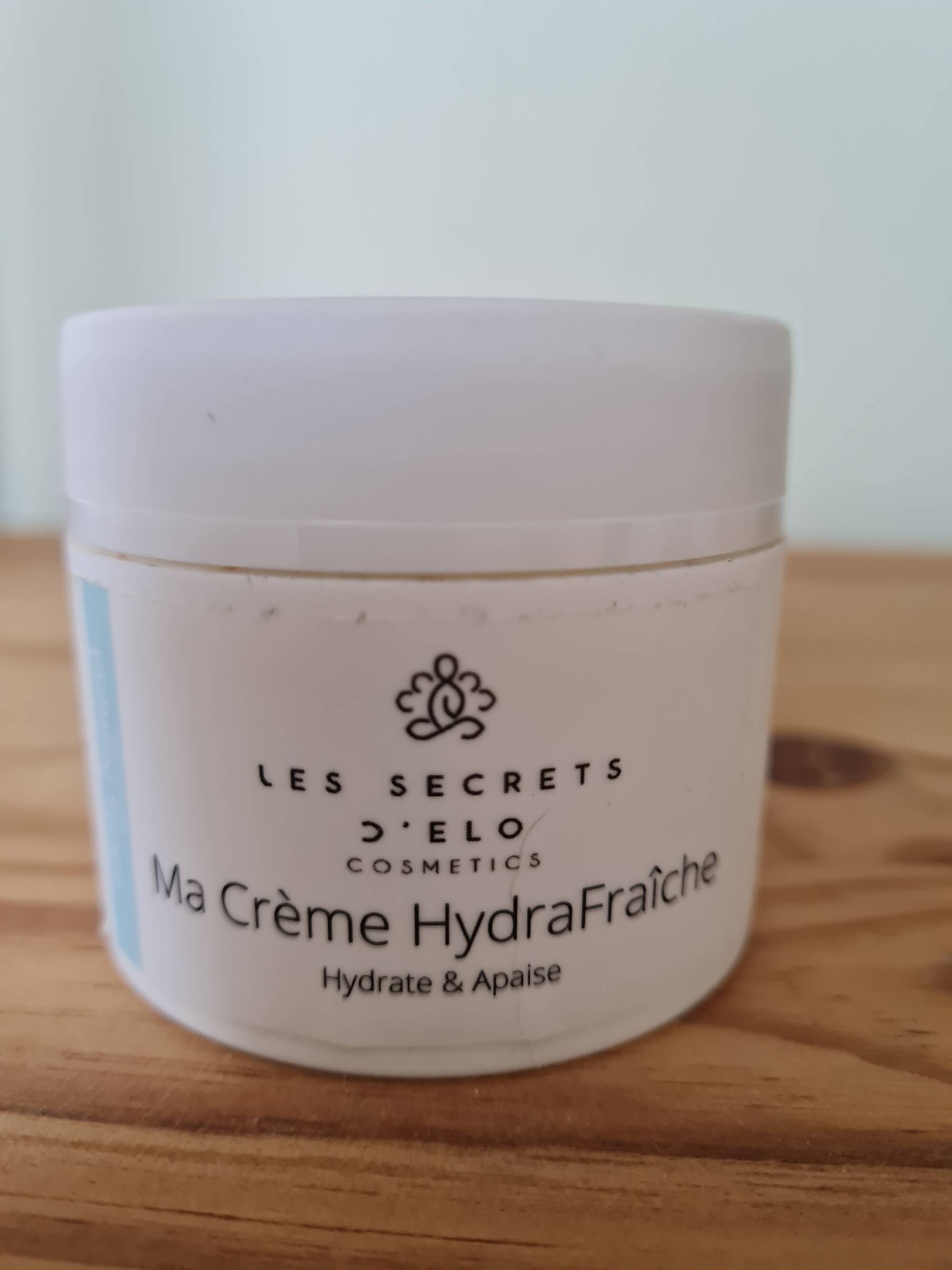 LES SECRETS D'ELO - Ma crème Hydra Fraîche