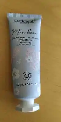 ADOPT' - Musc blanc - Crème mains et ongles hydratante