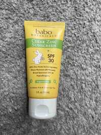 BABO BOTANICALS - Clear zinc sunscreen SPF 30