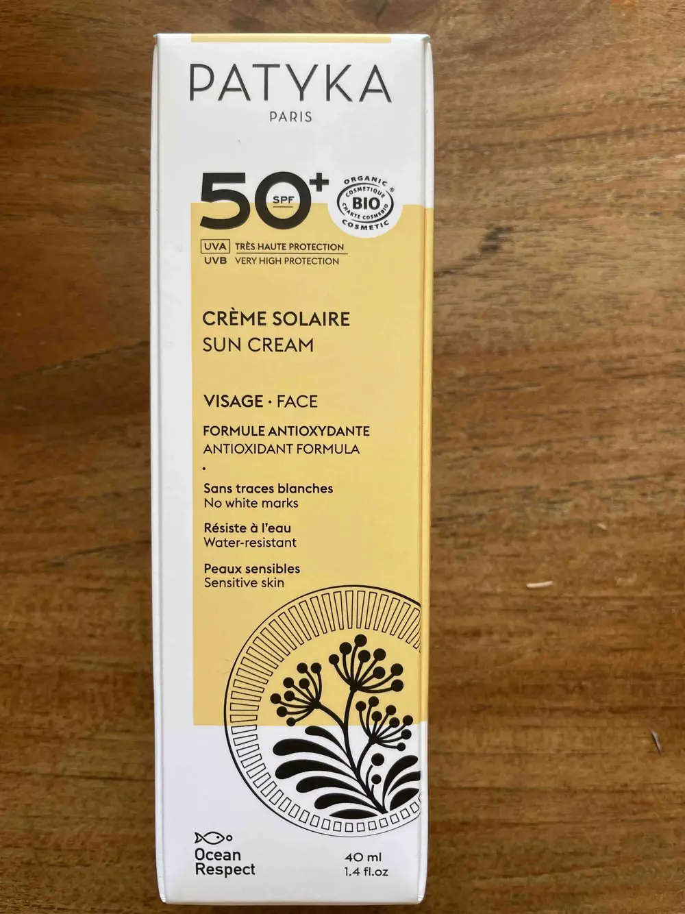 PATYKA - Crème solaire SPF 50+